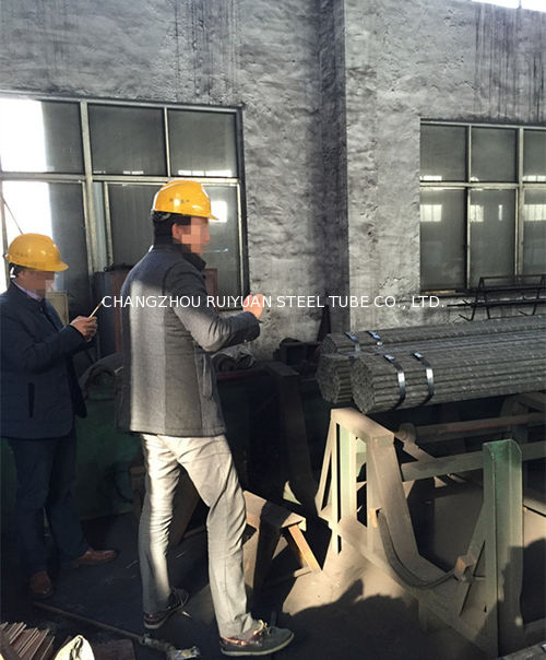 South Korean Customer Inspecting their material in our factory on early 2016