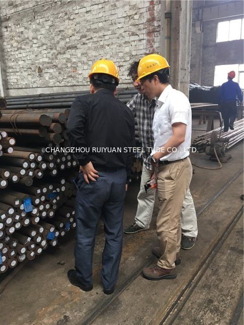 South Korea customer visit our factory and inspect their material in our factory
