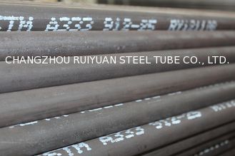 China 1/8 - 4 Inch Carbon Steel Seamless Pipe Standard ASTM A333 , Low Temperature supplier