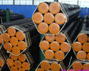 China Threaded Standard DIN17175 Round Black Mild Steel Seamless Pipe Length 6 - 16m factory